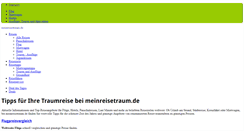 Desktop Screenshot of meinreisetraum.de